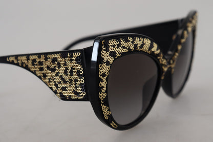 Gafas de sol polarizadas con lentejuelas y diseño de mariposa