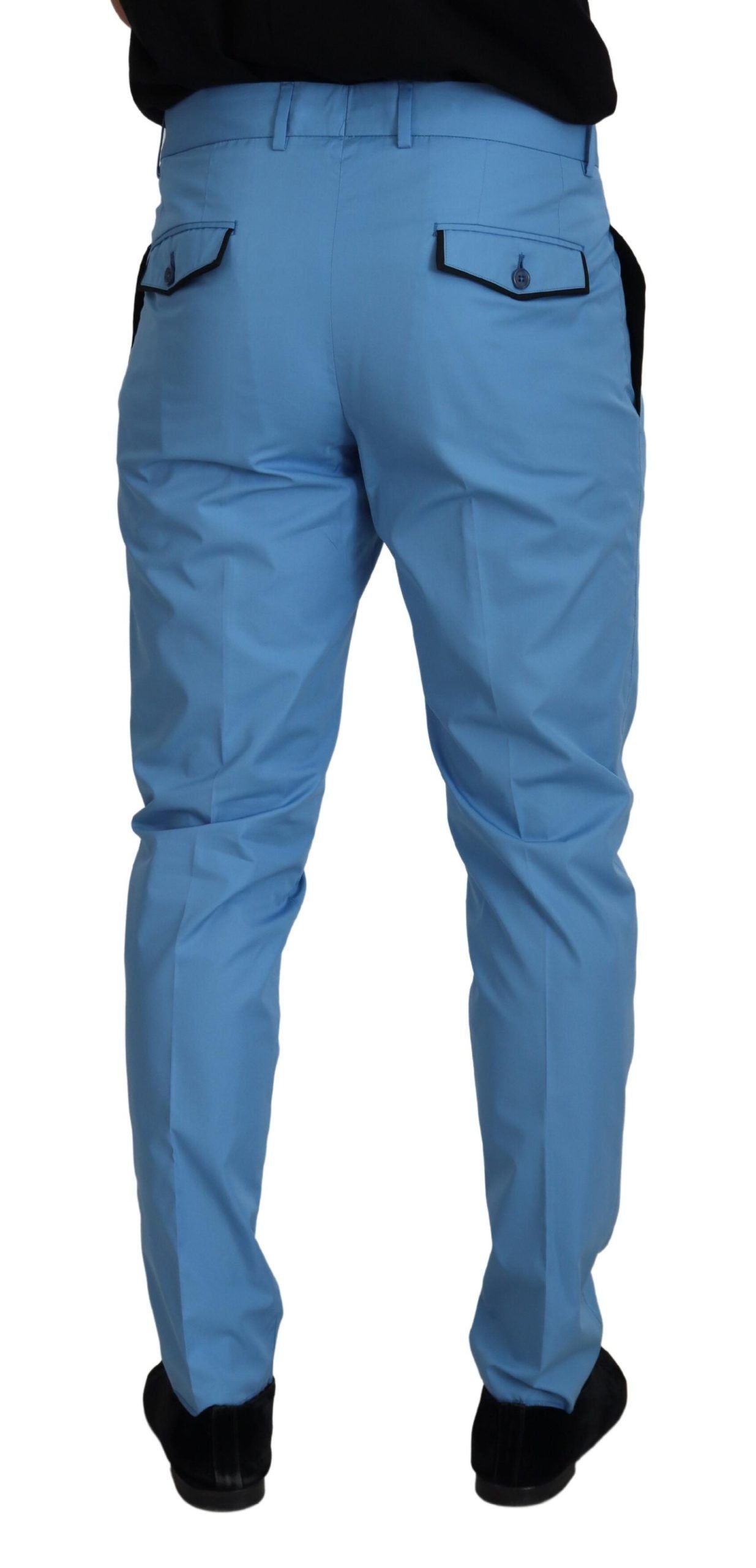 Elegantes pantalones chinos de corte entallado: deléitese con el lujo italiano