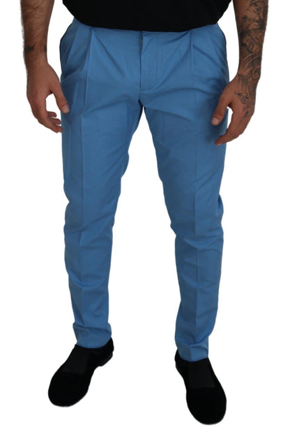 Elegantes pantalones chinos de corte entallado: deléitese con el lujo italiano