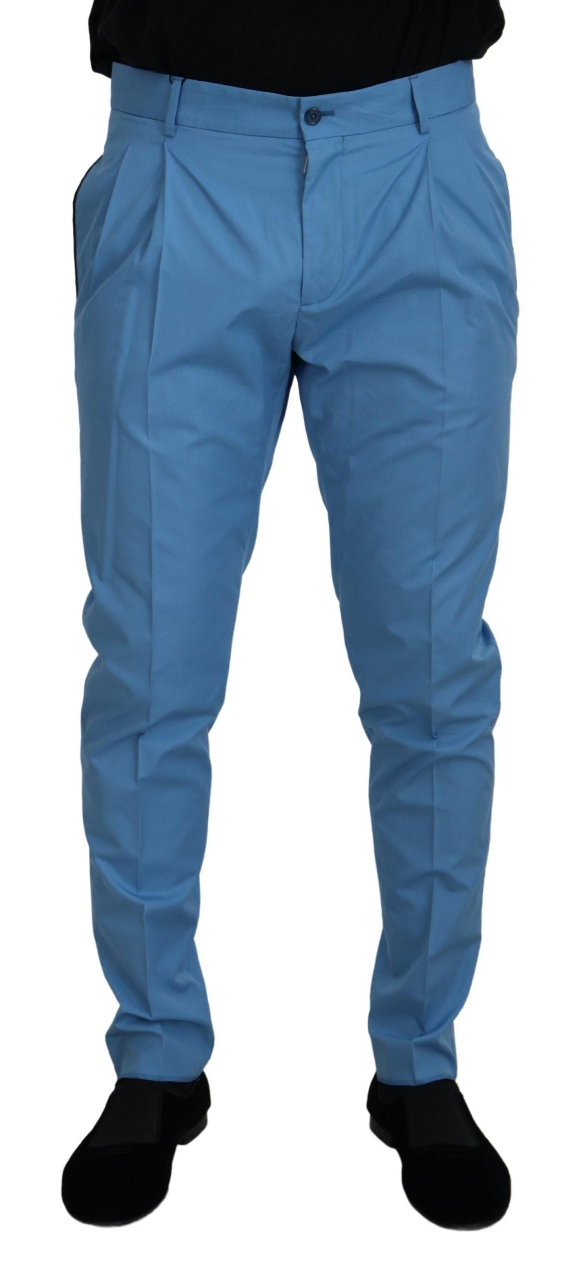 Elegantes pantalones chinos de corte entallado: deléitese con el lujo italiano