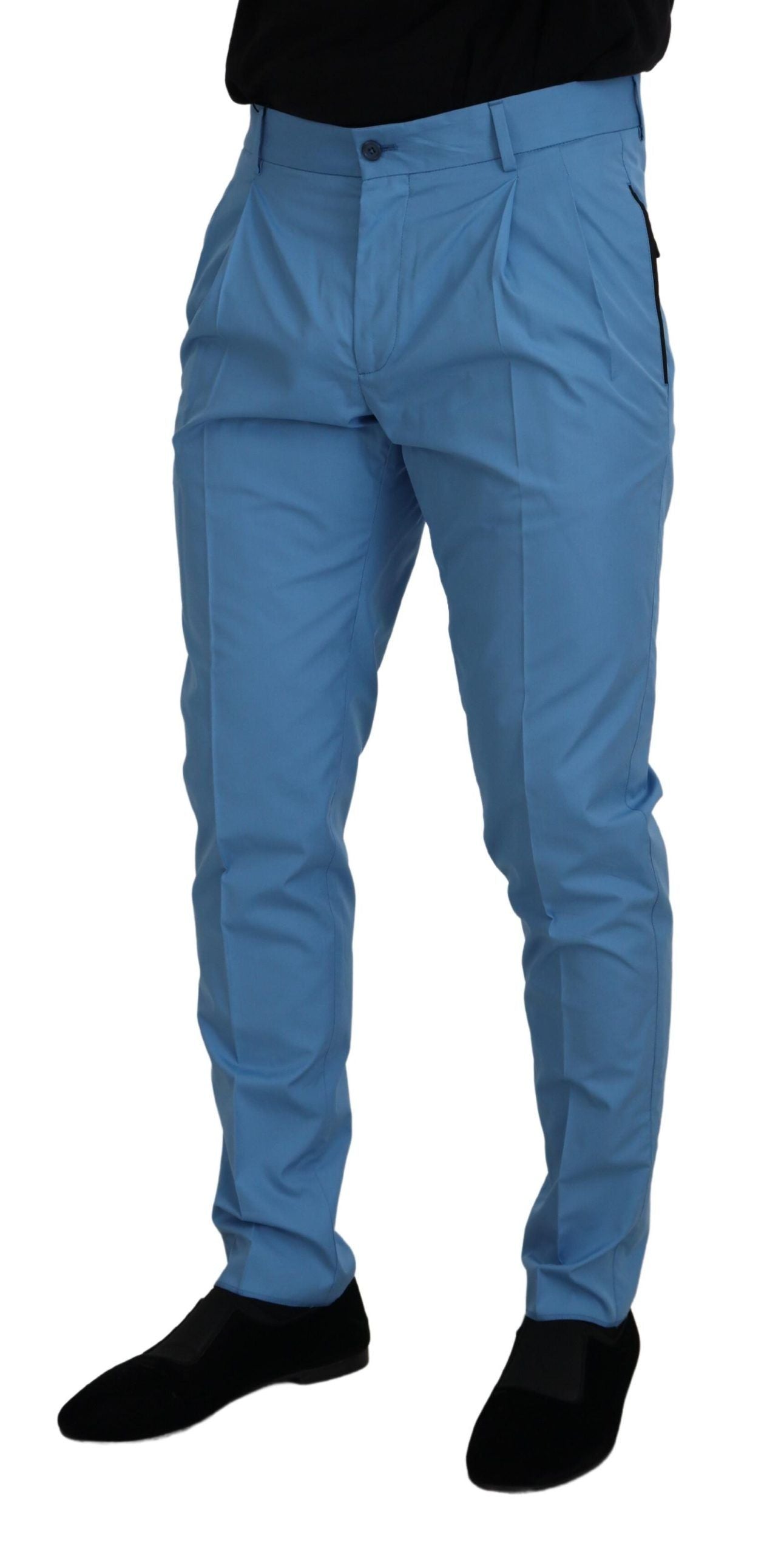 Elegantes pantalones chinos de corte entallado: deléitese con el lujo italiano