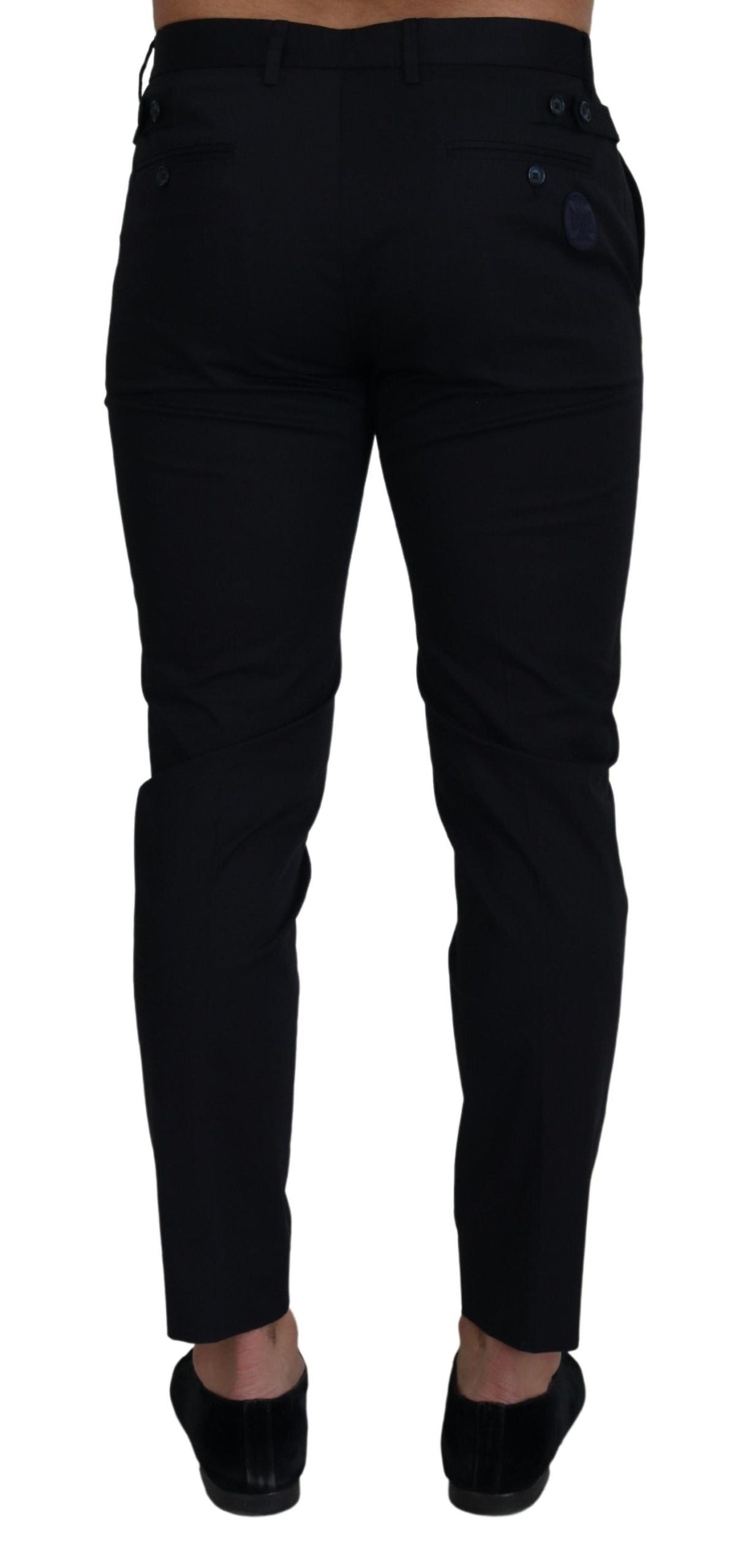 Pantalones de vestir chinos elegantes de corte entallado