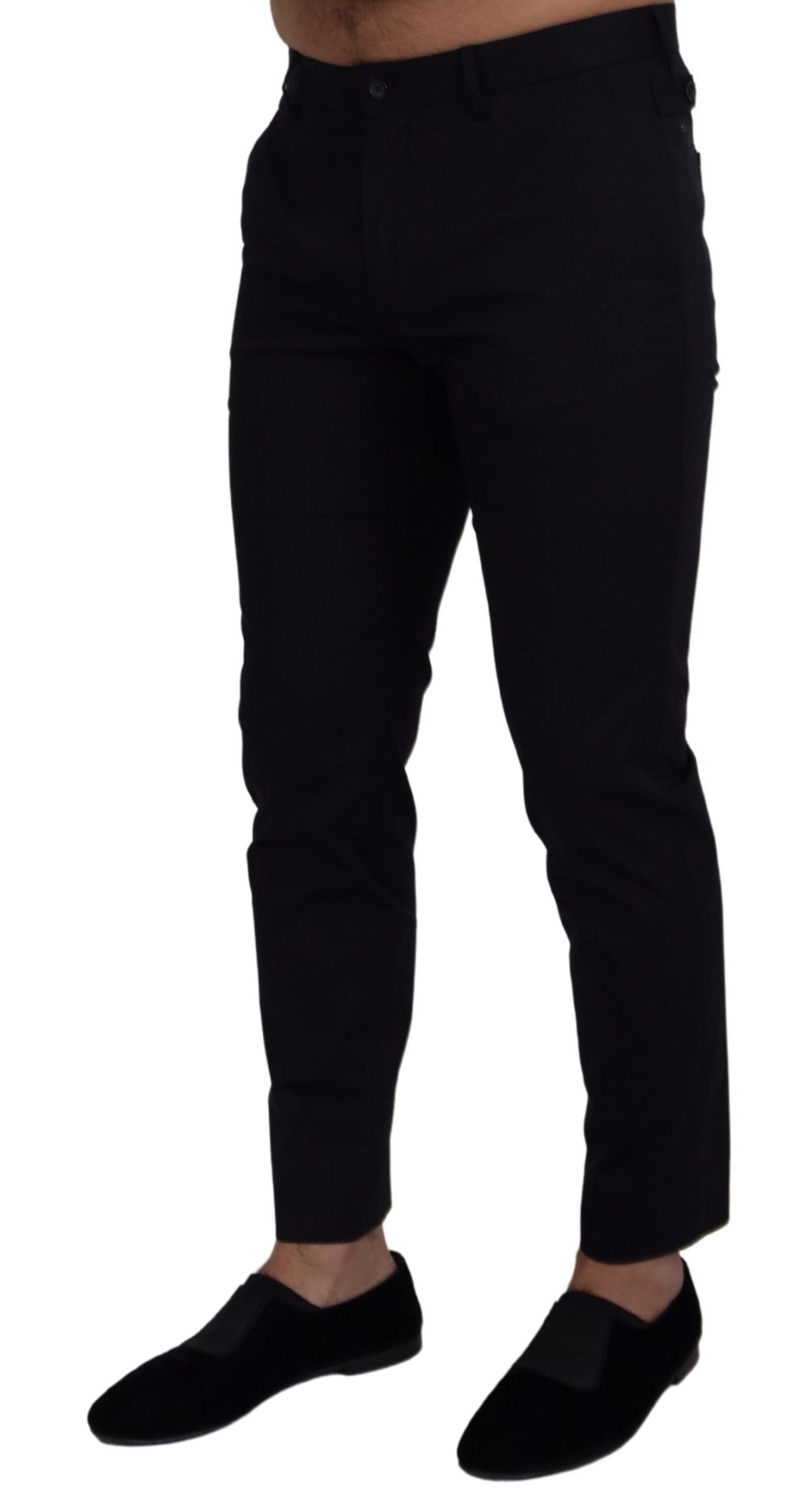 Pantalones de vestir chinos elegantes de corte entallado