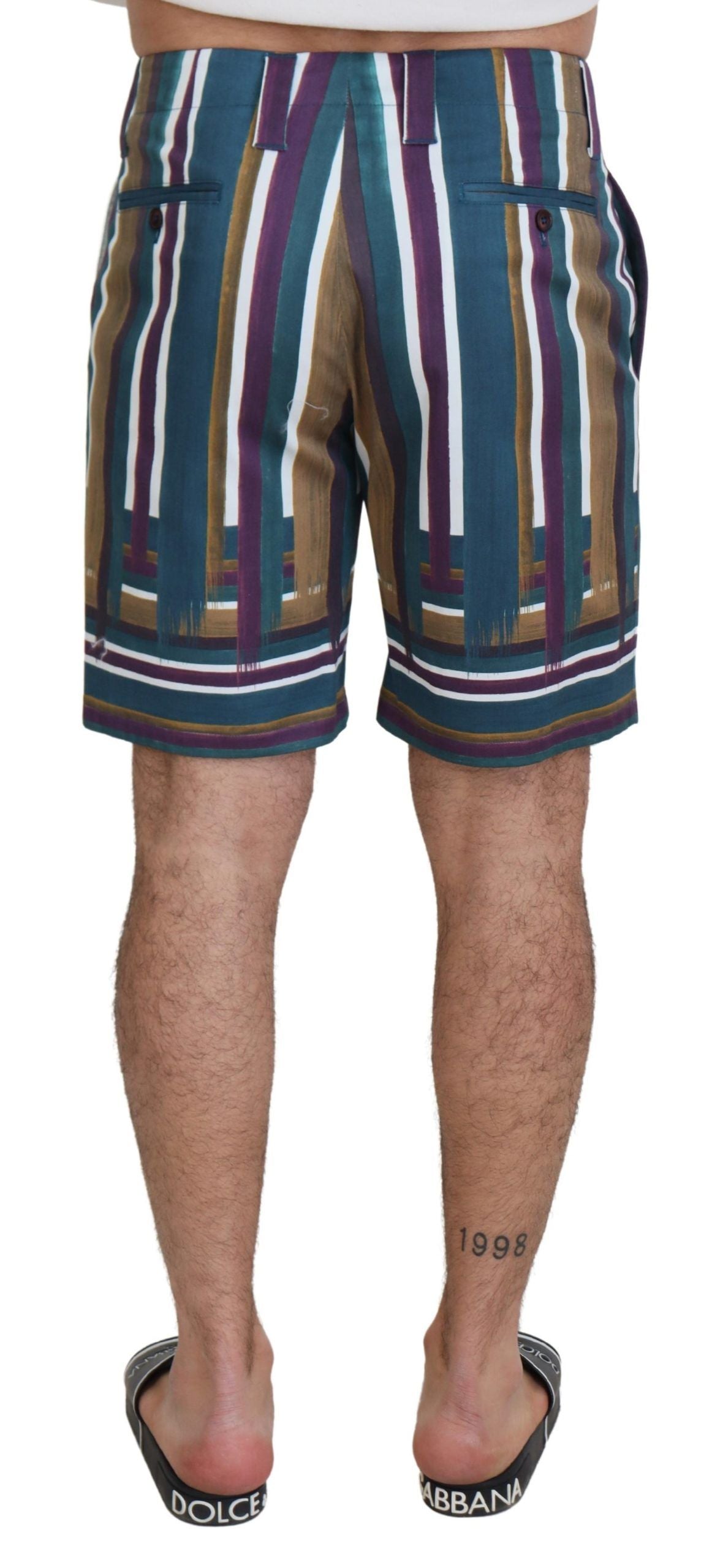 Pantalones cortos chinos multicolores elegantes - Corte regular