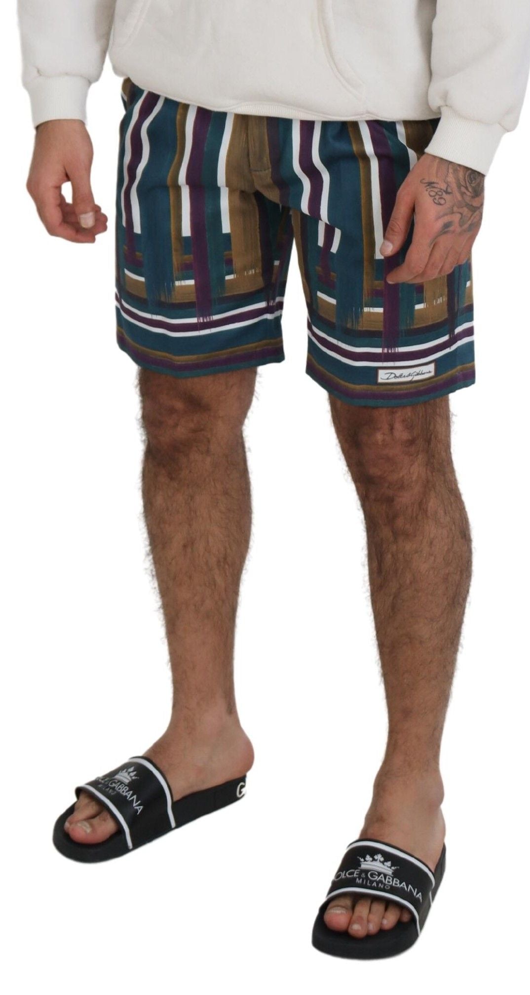 Pantalones cortos chinos multicolores elegantes - Corte regular