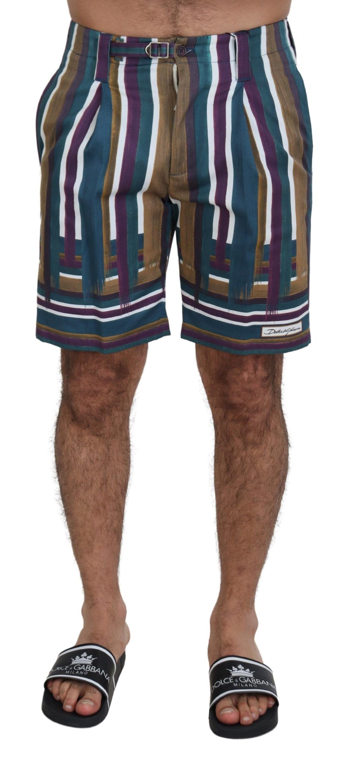 Pantalones cortos chinos multicolores elegantes - Corte regular