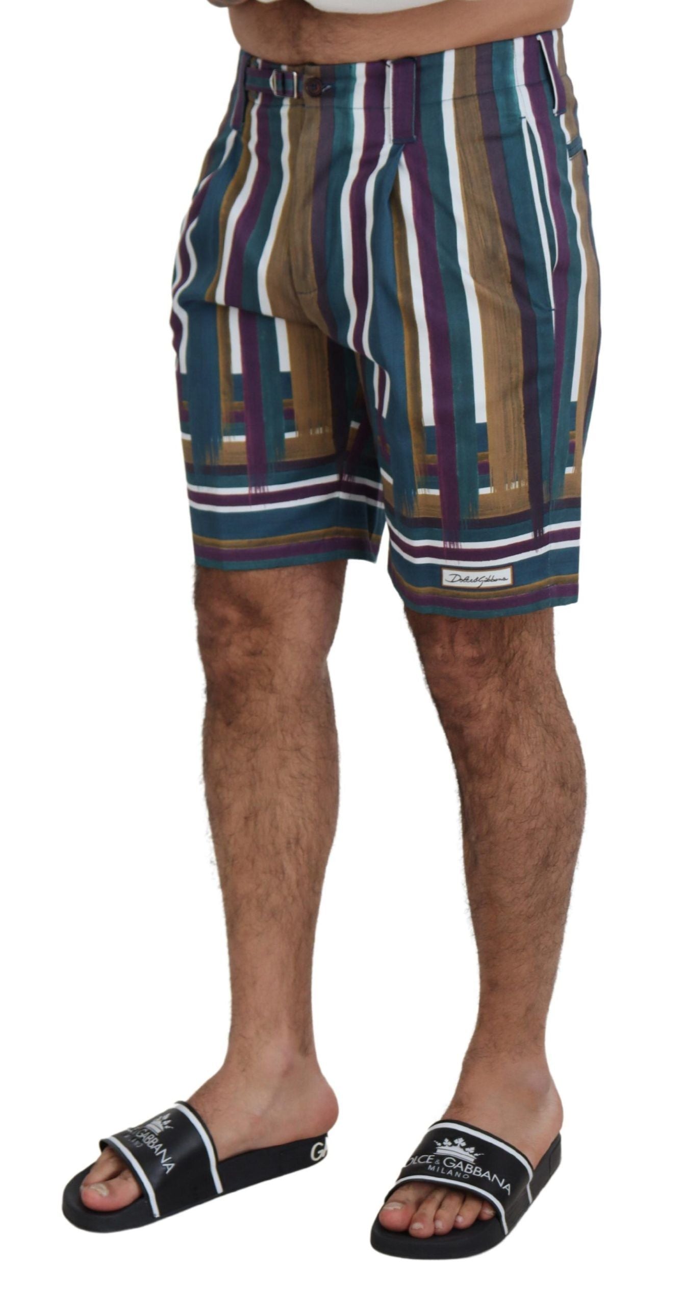Pantalones cortos chinos multicolores elegantes - Corte regular