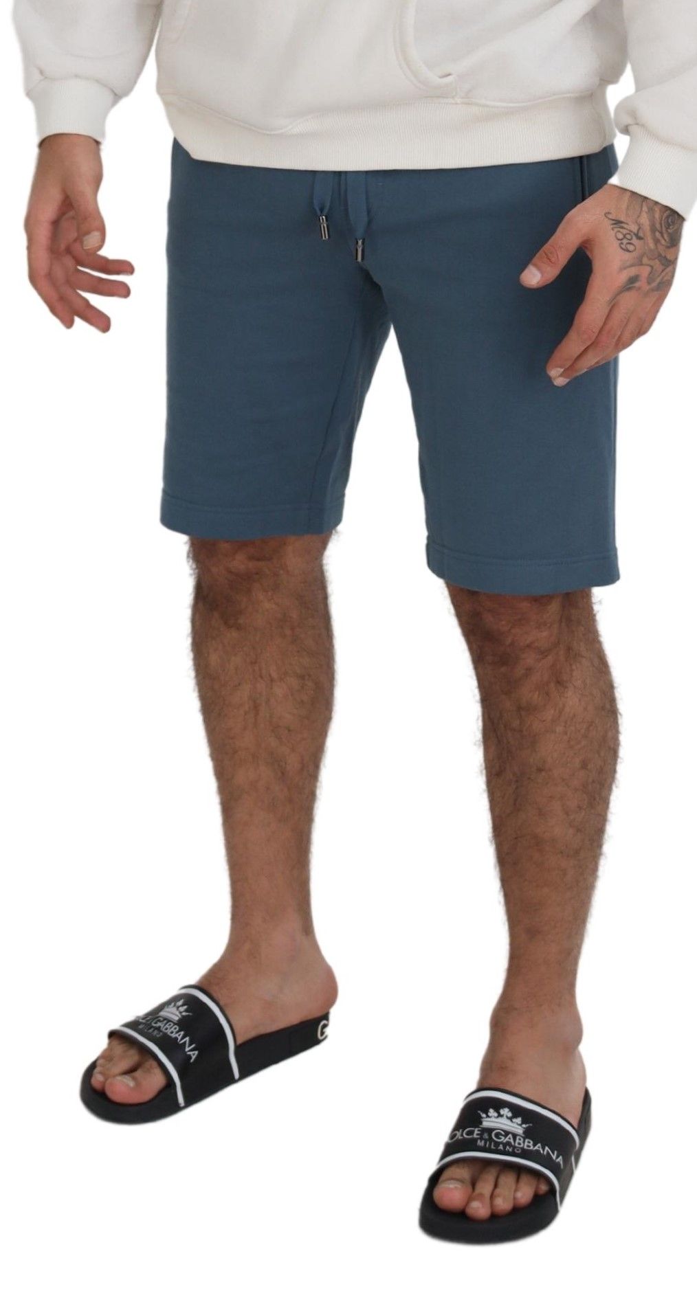 Bermudas azules elegantes - Corte regular
