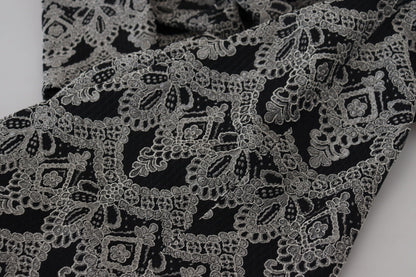 Elegante vestido recto ajustado de jacquard