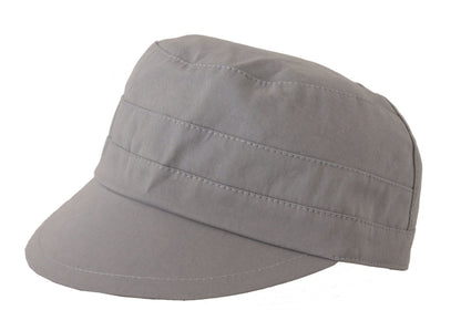 Elegante gorra de repartidor de periódicos gris: accesorio clásico