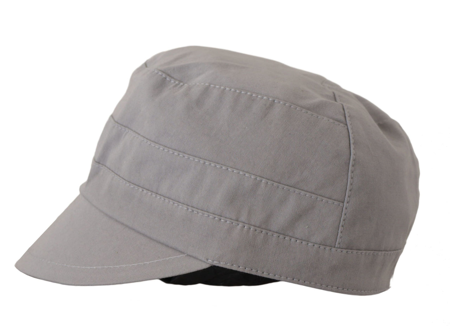 Elegante gorra de repartidor de periódicos gris: accesorio clásico