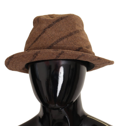 Elegante sombrero fedora de ala ancha