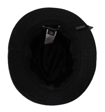 Elegante sombrero trilby gris de lana y cachemira