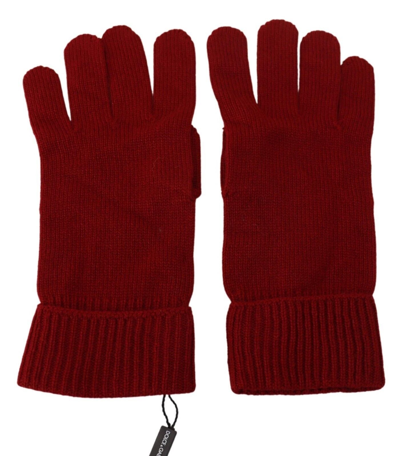 Guantes de invierno elegantes de cachemira roja