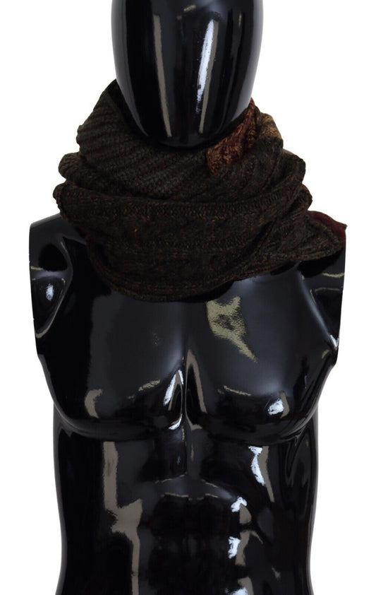 Elegante bufanda de mezcla de lana y cachemira para hombre