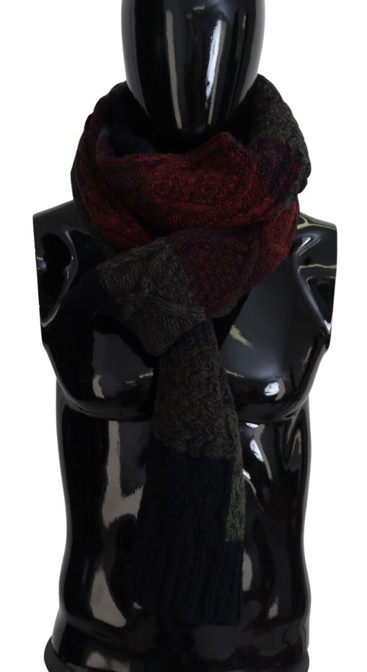 Elegante bufanda de lana y cachemira para hombre