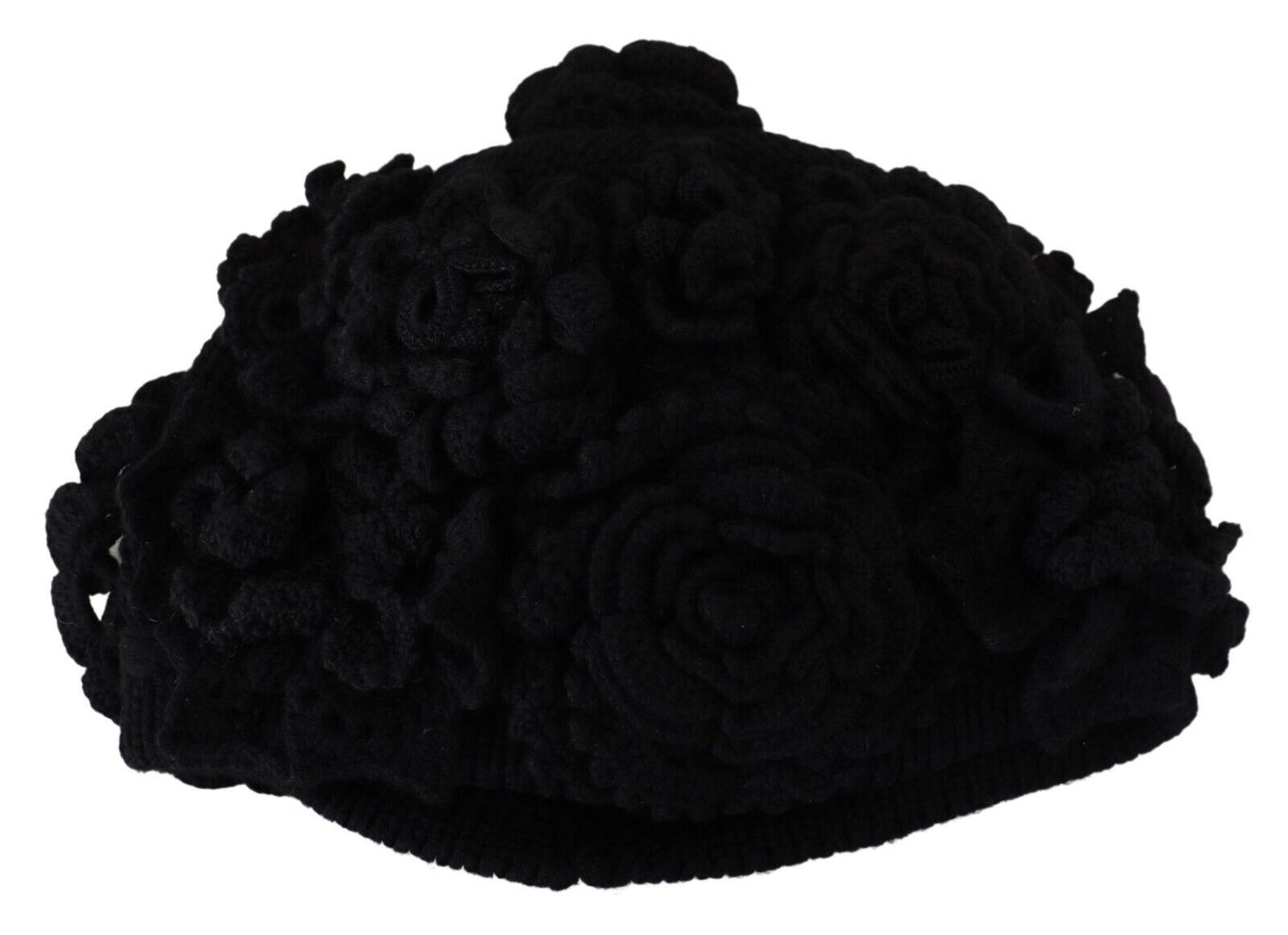 Elegante gorro de lana virgen negro
