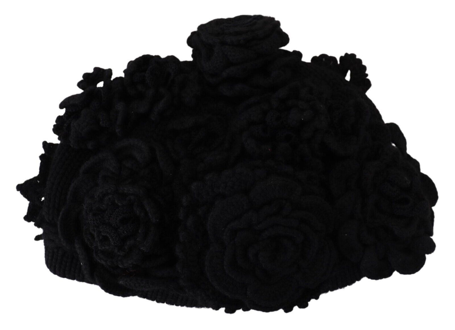 Elegante gorro de lana virgen negro