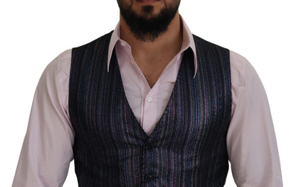 Chaleco formal multicolor de mezcla de lujo