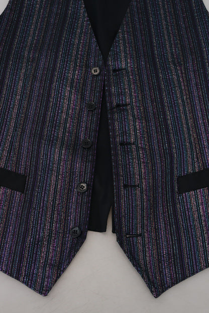 Chaleco formal multicolor de mezcla de lujo
