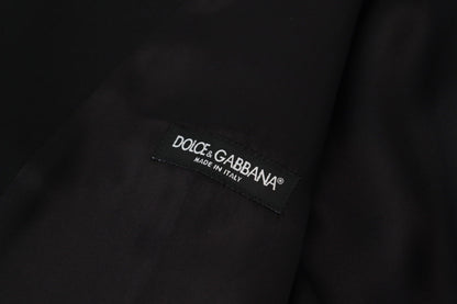 Elegante chaleco negro de un solo pecho