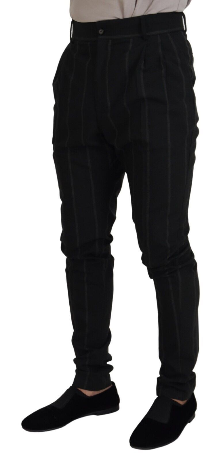 Pantalones negros elegantes de sastre