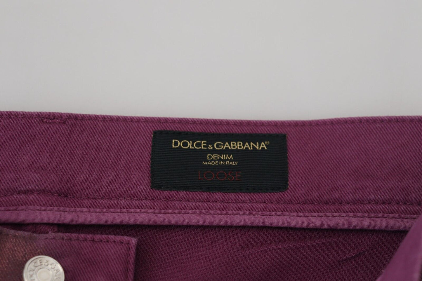 Elegantes pantalones de algodón color magenta