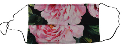 Mascarilla facial de algodón con estampado floral chic