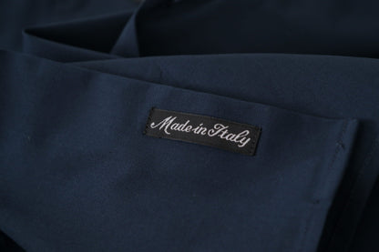 Camisa de vestir de algodón Navy Elegance