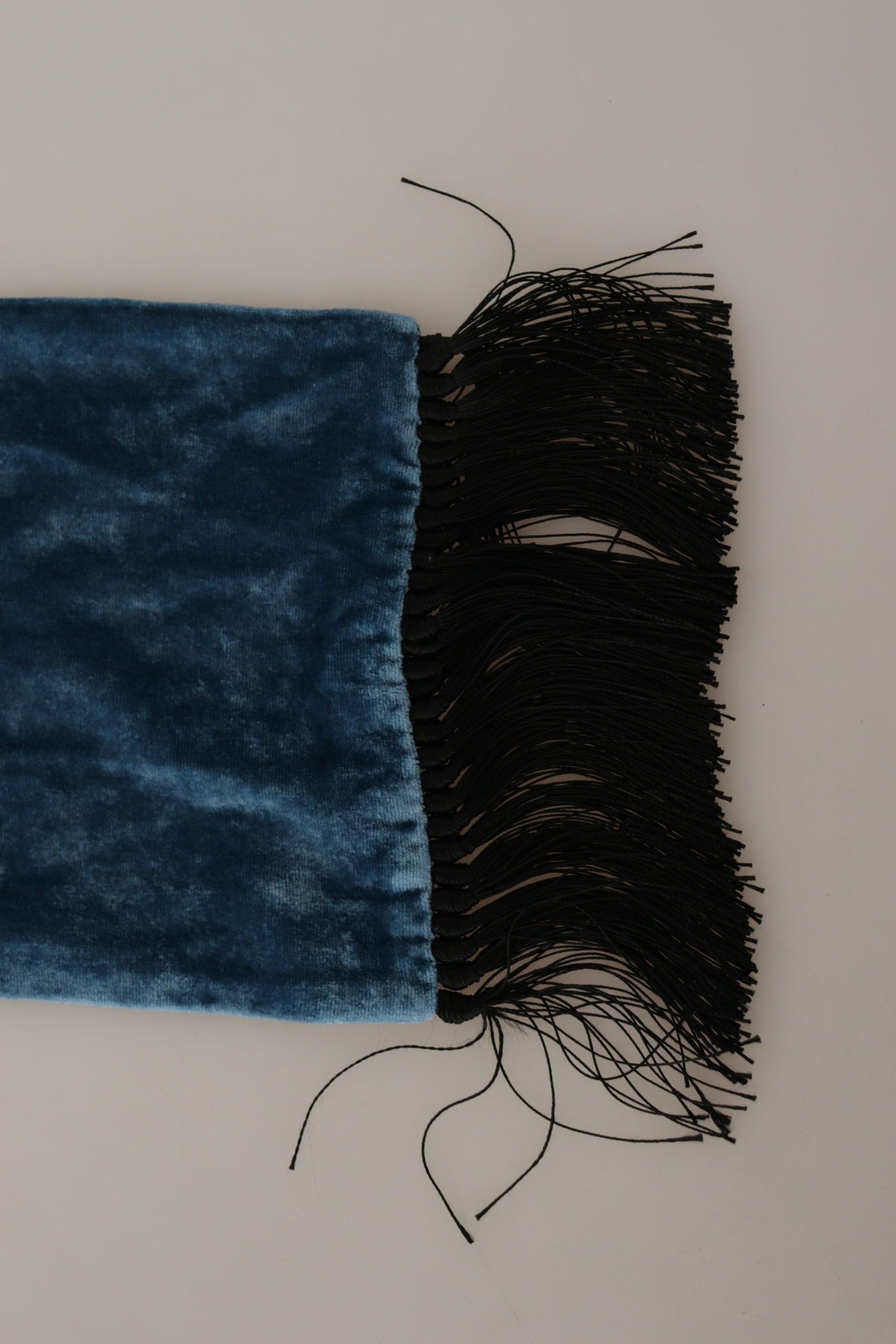 Elegante bufanda de seda para hombre en azul real