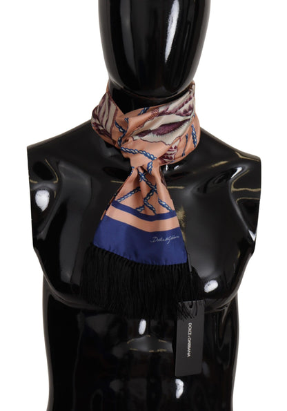 Pañuelo de seda elegante para hombre: accesorio de lujo multicolor