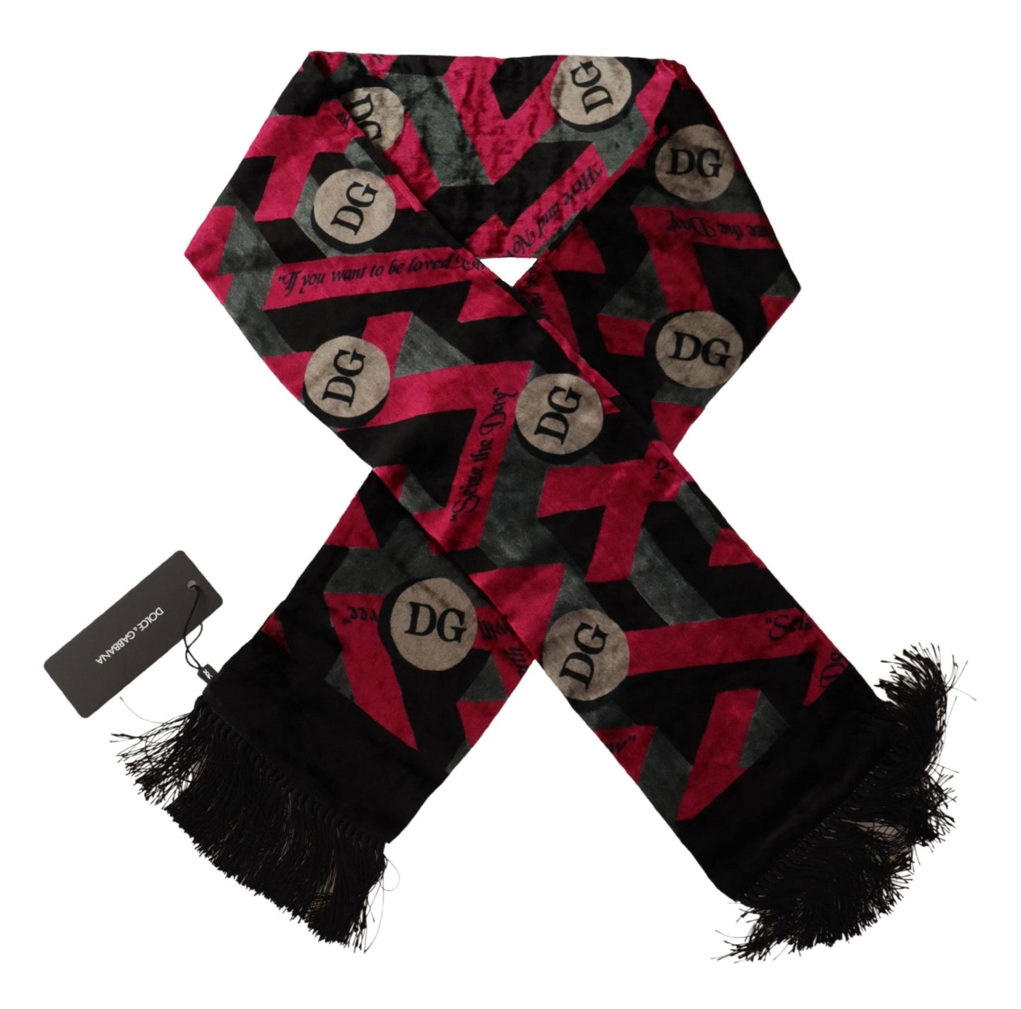 Elegante bufanda de seda viscosa multicolor para hombre
