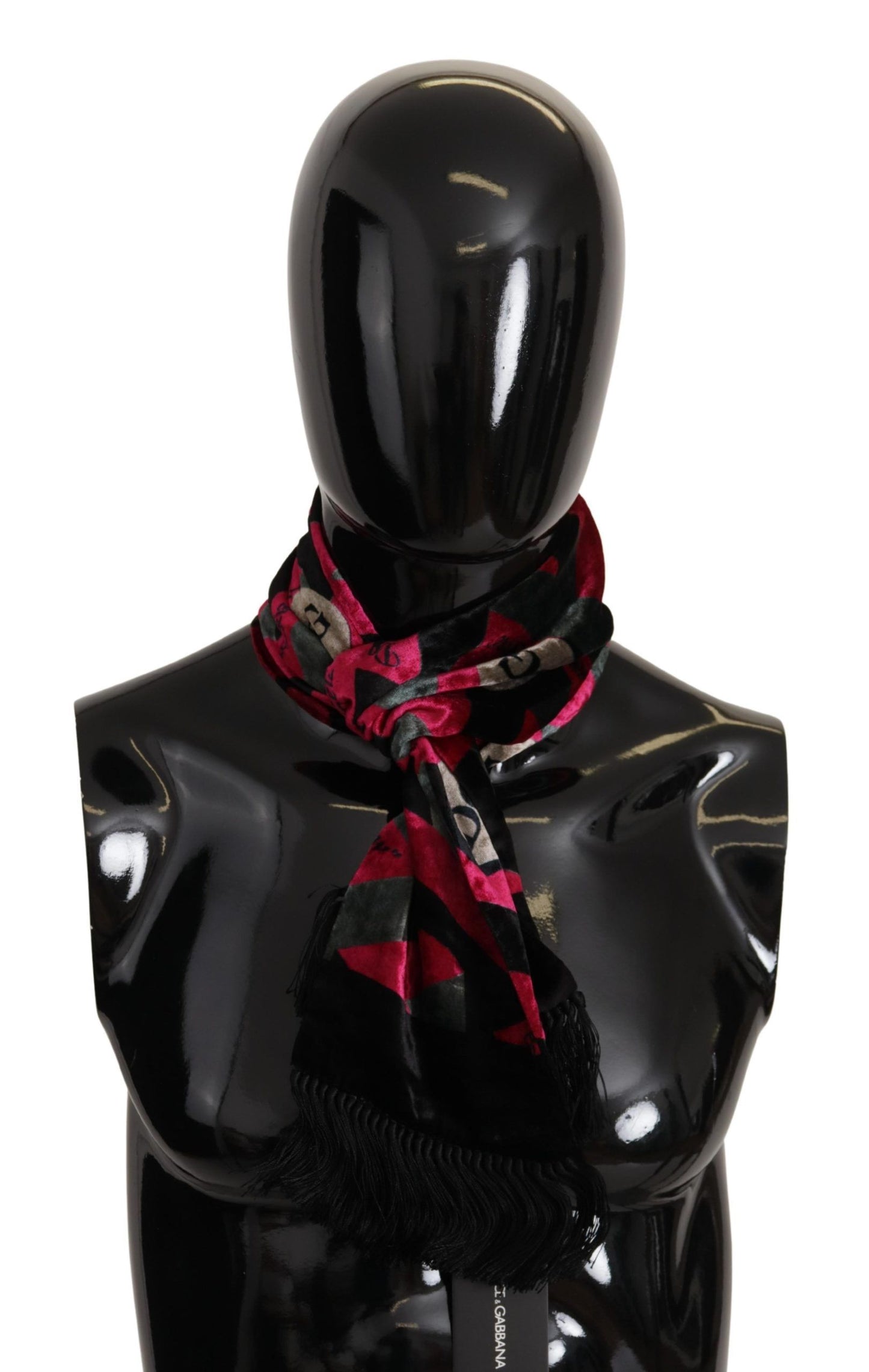 Elegante bufanda de seda viscosa multicolor para hombre