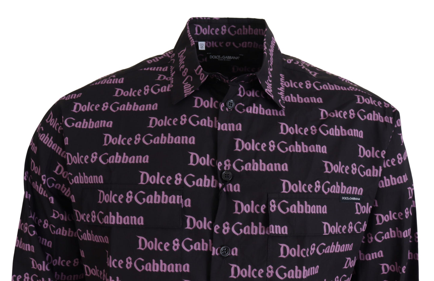 Camisa de vestir negra elegante y ajustada