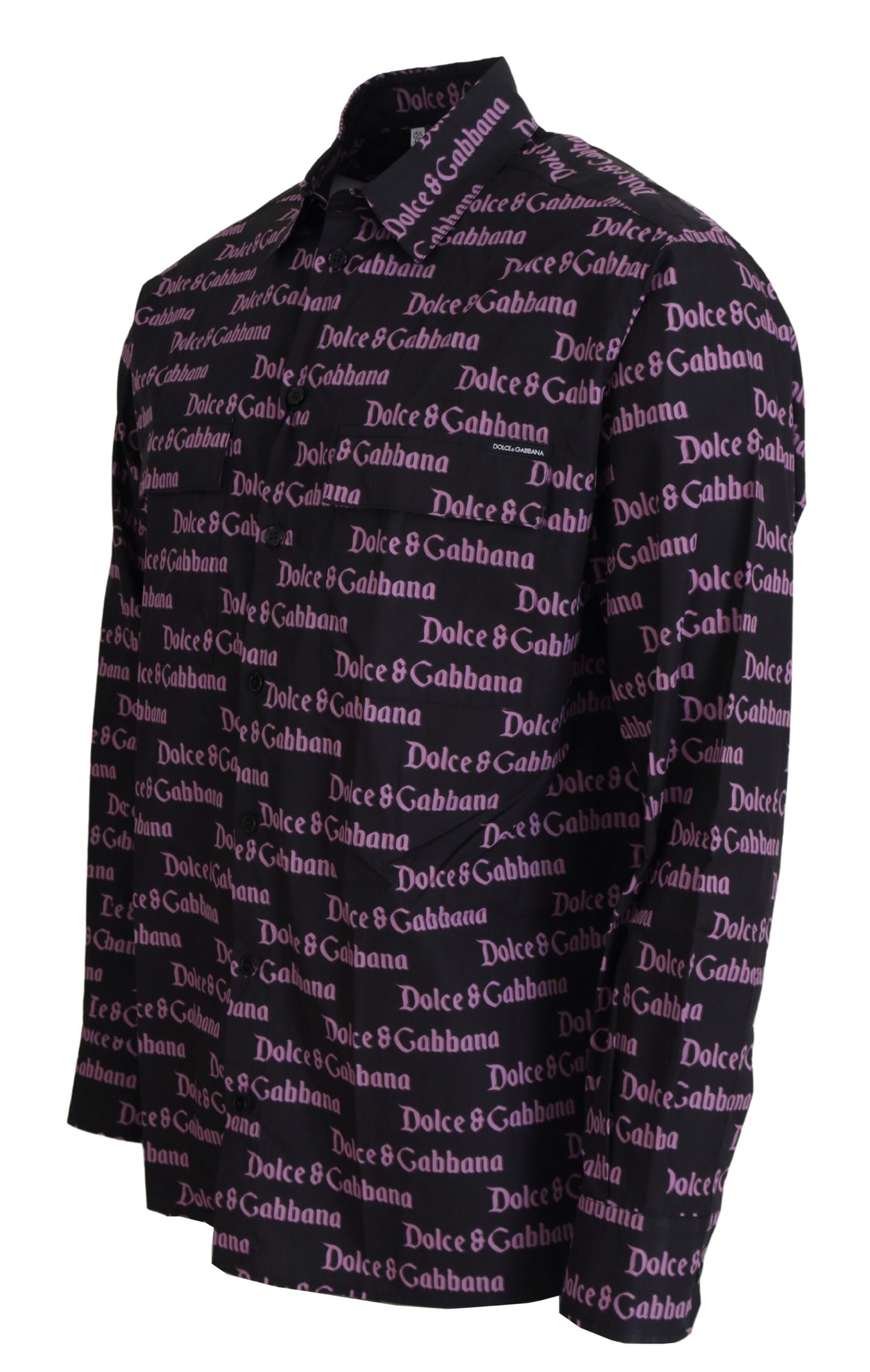 Camisa de vestir negra elegante y ajustada