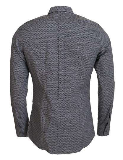 Camisa formal de algodón elegante y ajustada