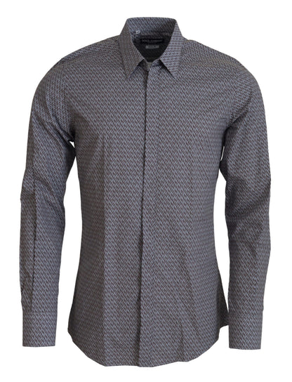Camisa formal de algodón elegante y ajustada