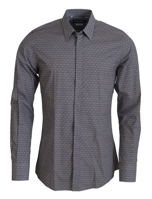 Camisa formal de algodón elegante y ajustada