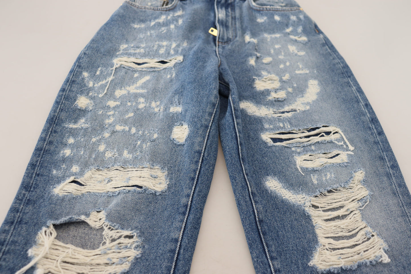Pantalones vaqueros elegantes y desgastados - Indigo Essence