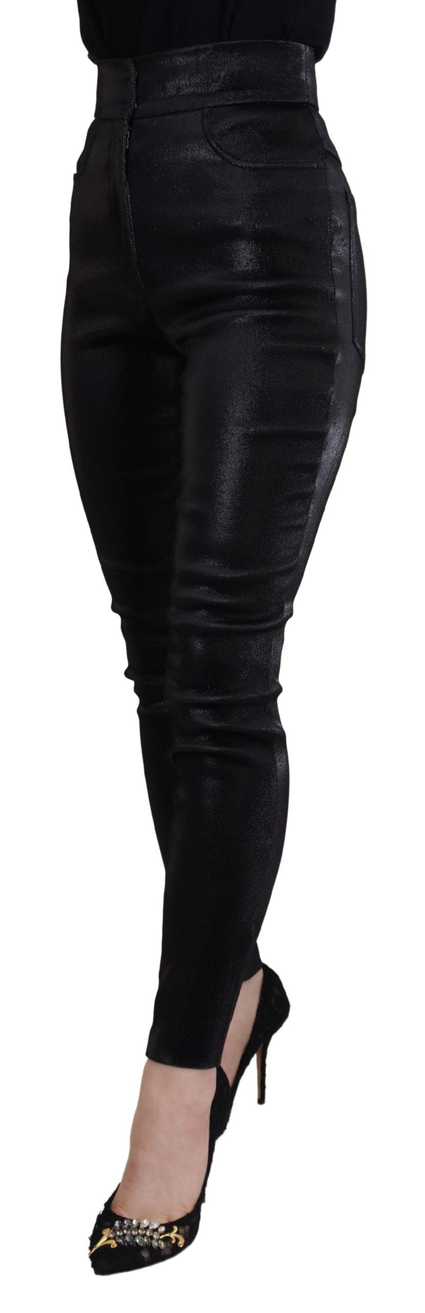 Pantalones vaqueros negros elegantes - Corte entallado