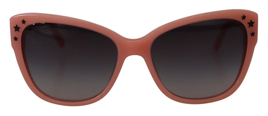 Elegantes gafas de sol con degradado rosa