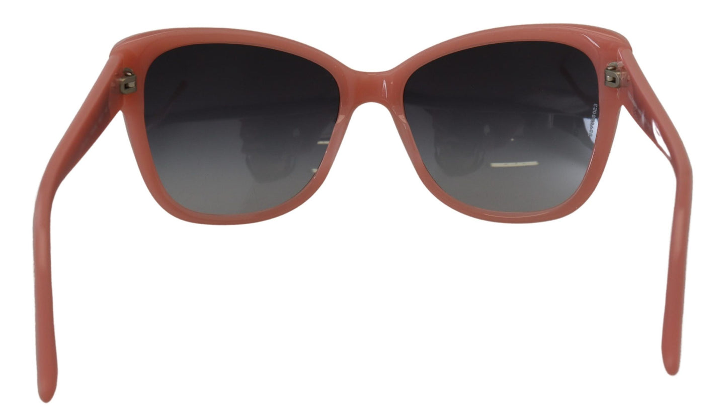 Elegantes gafas de sol con degradado rosa