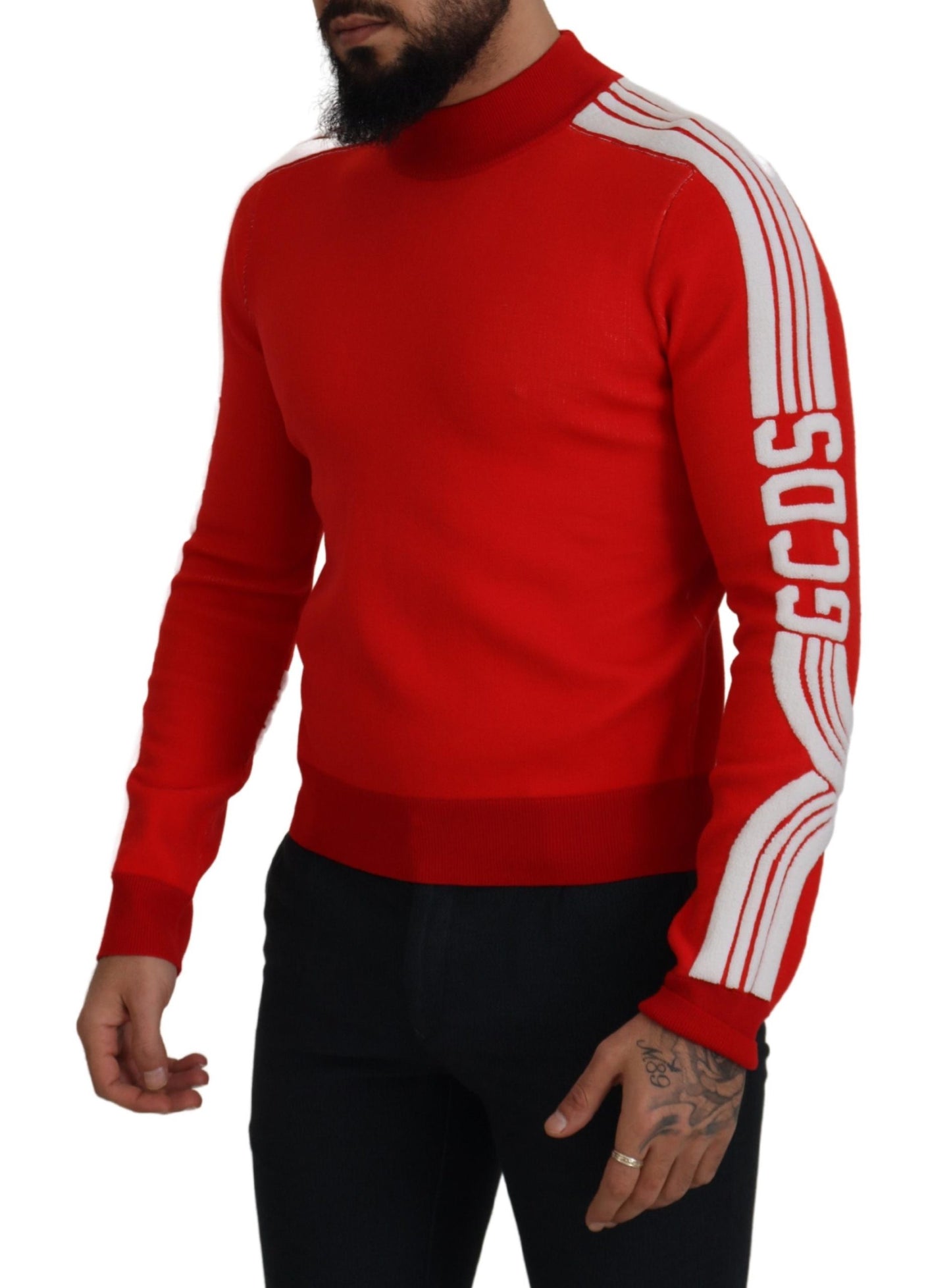 Suéter rojo elegante para hombre