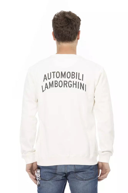 Suéter blanco de algodón para hombre