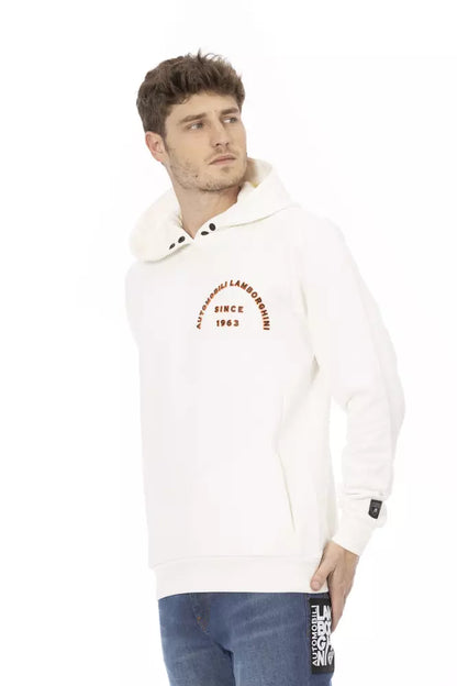 Suéter blanco de algodón para hombre