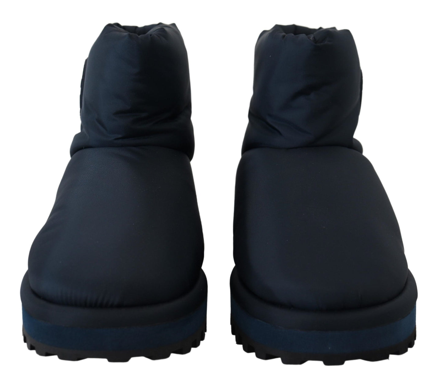 Elegantes botas azules hasta el tobillo para un estilo sofisticado