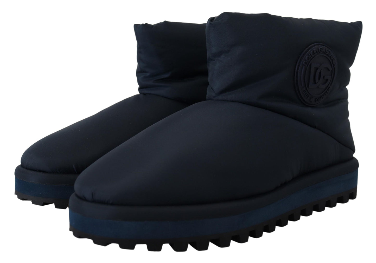 Elegantes botas azules hasta el tobillo para un estilo sofisticado