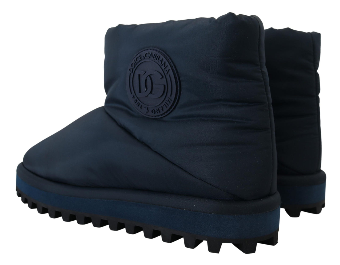 Elegantes botas azules hasta el tobillo para un estilo sofisticado