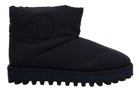 Elegantes botas azules hasta el tobillo para un estilo sofisticado