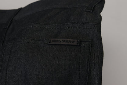 Pantalones elegantes de seda y algodón con estampado de bandana